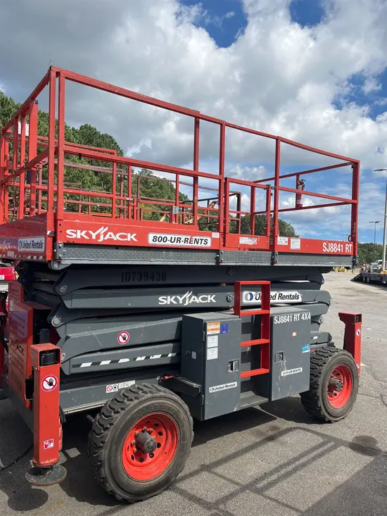 2018 Skyjack SJ8841RT Rough Terrain Scissor Lift