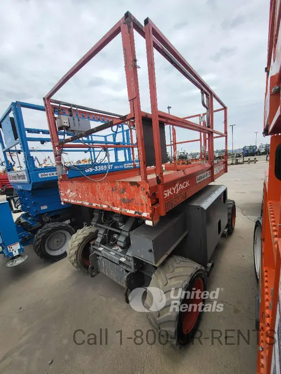 2017 Skyjack SJ6826RT Rough Terrain Scissor Lift