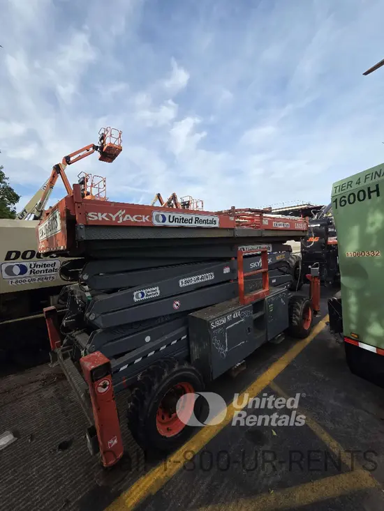 2017 Skyjack SJ9250RT Rough Terrain Scissor Lift