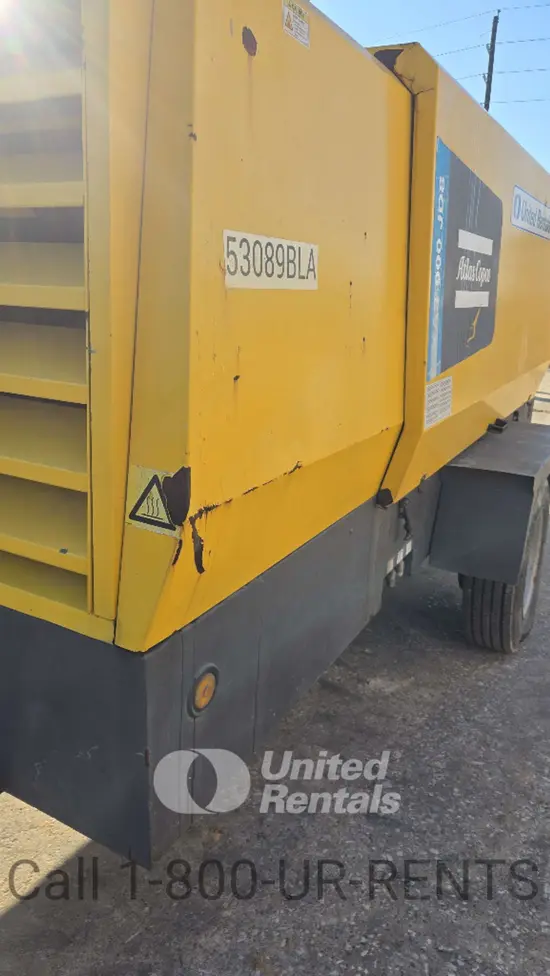 2017 Atlas Copco XAS900 Air Compressor