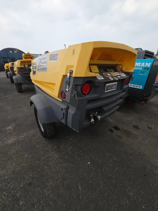 2018 Atlas Copco XAS185 KD FT4 Air Compressor
