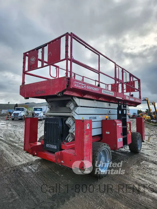 2016 MEC 6092RT Rough Terrain Scissor Lift