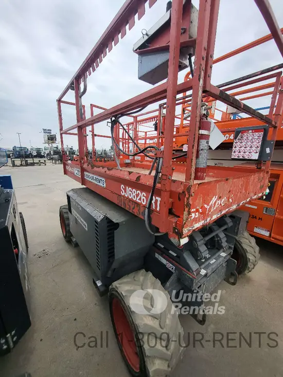 2017 Skyjack SJ6826RT Rough Terrain Scissor Lift