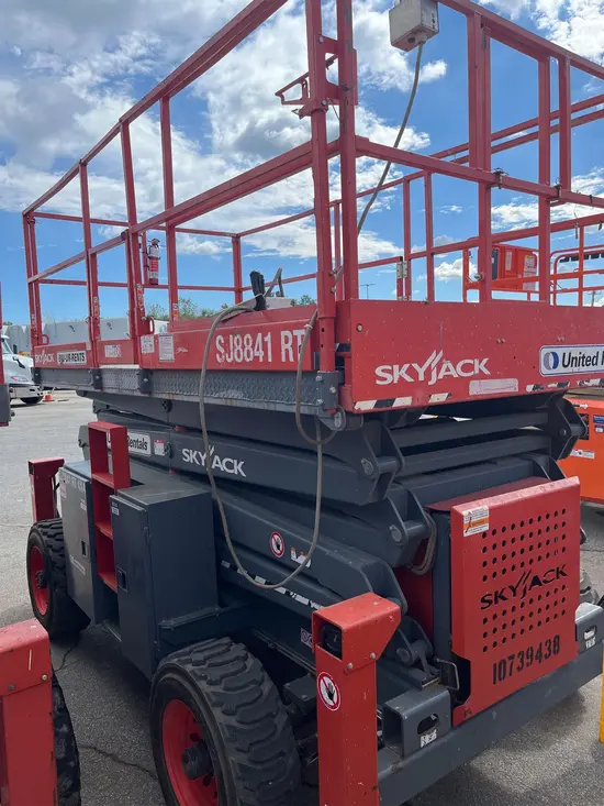 2018 Skyjack SJ8841RT Rough Terrain Scissor Lift