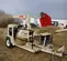 Beige FINNCORP Straw Blower, Gas Powered, 7 Tons