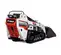 White, black and orange BOBCAT 300-600 lb. Compact Track Loader