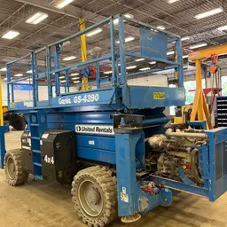 2016 Genie GS-4390 RT Rough Terrain Scissor Lift