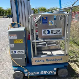 2018 Genie GR-20 Self-Propelled One-Person Lift