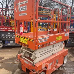 2018 Snorkel S3219E Scissor Lift