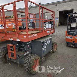 2017 Skyjack SJ6826RT Rough Terrain Scissor Lift